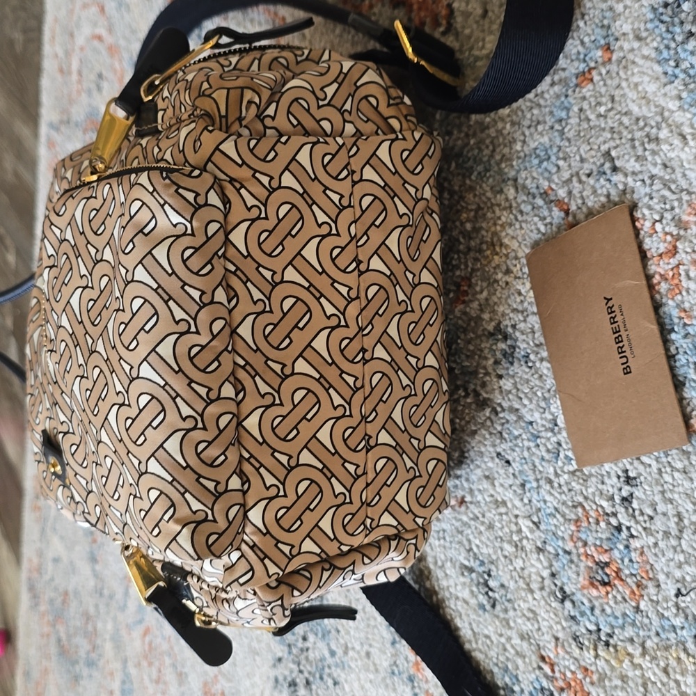 Euc Burberry Monogram Nylon Backpack! - image 7